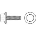 TOOLCRAFT 1070014 vrut na drevené fasády 6.3 mm 115 mm vonkajší šesťhran 88276 nerezová ocel A2 100 ks; 1070014