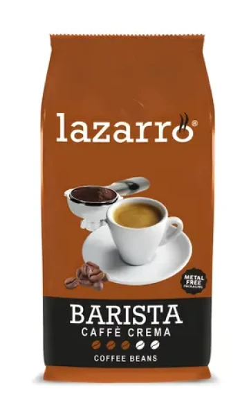 Lazarro Barista Caffe Crema 1 kg / Zrnková káva / pre espresso a mliečne kávy
