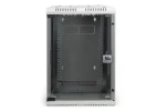 Digitus DN-1019 / Nástenný rozvádzač / 10 "/19" kombi / 10U / 350x550x350 mm / sklenené dvere (DN-1019)