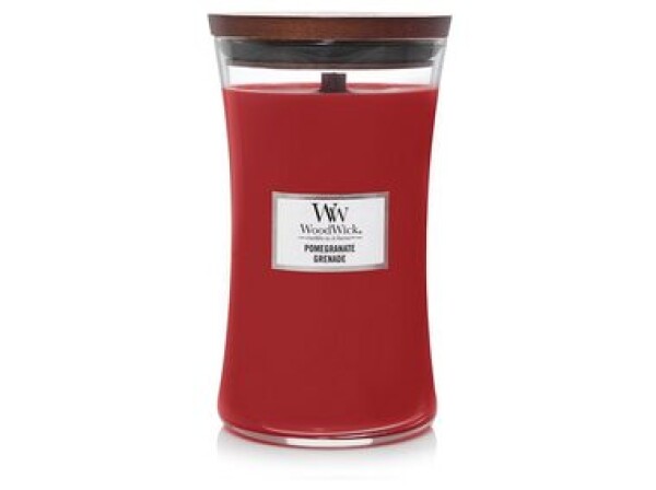 Woodwick Pomegranate 609g - váza veľká / doba horenia: až 120h (5038581054940)