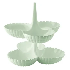 Guzzini Tiffany sada 2 servírovacích stojančekov svetlo zelená / Servírovací stojanček / 25x23,5x15,5 cm / akrylát / 2 ks (199201243)