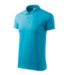 Single J. pánske polo tričko tyrkysové XL
