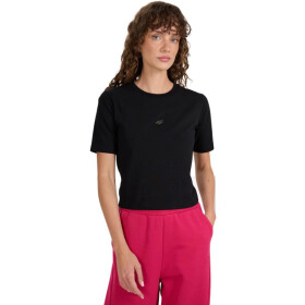 Dámske tričko 4F F2971 dark black 4FWAW25TTSHF2971 20S XL