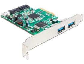 Delock PCI Express Karta gt; 2 x externý USB 3.0, 2 x interný SATA 6 Gb/s (89359-D)