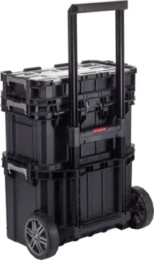 Keter Rolling Work Shop čierna / pojazdná sada boxov na náradie / 38 x 71 x 57 cm (C-238273)