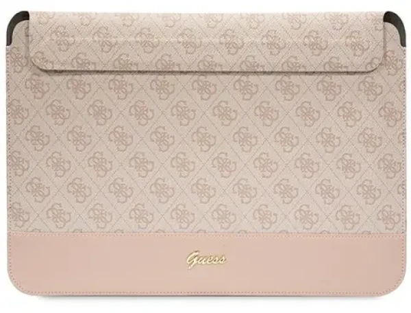 Guess 4G Stripe Metal Logo ružové / Puzdro pre notebook / 14" (GUCS14PS4SGP)