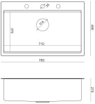 Quadron Quadron - Oceľový drez BURT 110 WORKSTATION BRUSH NICKEL ZLE-09014