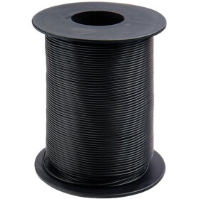 Donau Elektronik 125-S50-1 opletenie / lanko 1 x 0.25 mm² čierna 50 m; 125-S50-1