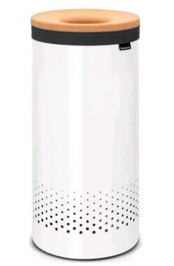 Brabantia Kôš na bielizeň 35 L korok-biela / 63.5 x 30 x 30 cm (104367)