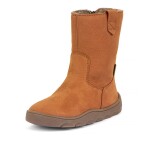 Dievčenské zimné barefoot čižmy ZERU TEX BOOT Cognac G3160257 - 35