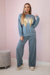 Bavlnený set Angel tepláky + nohavice denim UNI