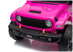 Mamido Elektrické autíčko Jeep Rubicon 24 V 2x200 W ružové