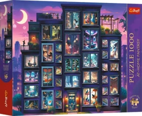 Trefl Puzzle Premium PLUS At-home Fantasy: Noc plná príbehov