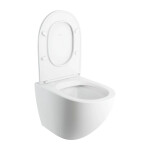 OMNIRES - OTTAWA COMFORT závesné WC so sedadlom, 54 x 37 cm, biela mat OTTAWACMWBM
