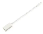 MicroConnect Audio kábel 3.5mm jack - USB A (F) 0.2m biela (AUDUSBFW)