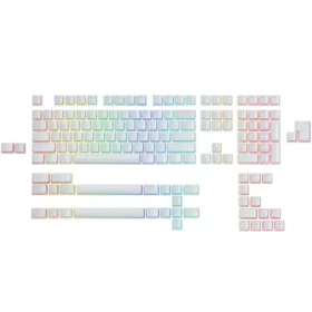 Glorious Aura Keycaps 145 ks biela / Klávesy pre klávesnicu GMMK + GMMK Pro / 145 kláves / PBT / US Layout (GLO-KC-AURA2-W)
