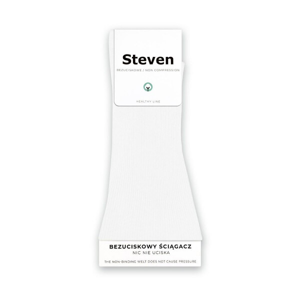 Netlačící ponožky Steven art.018 grafitová melanž 43-46
