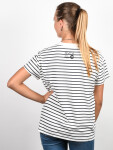 RVCA LOVE SURVIVAL NAVY STRIPE dámske tričko krátkym rukávom