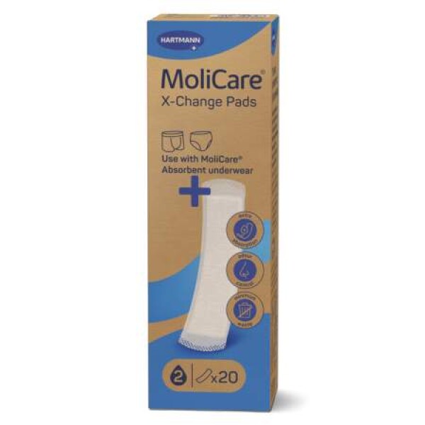 MOLICARE X-change pads vymeniteľné inkontinenčné vložky 20 ks