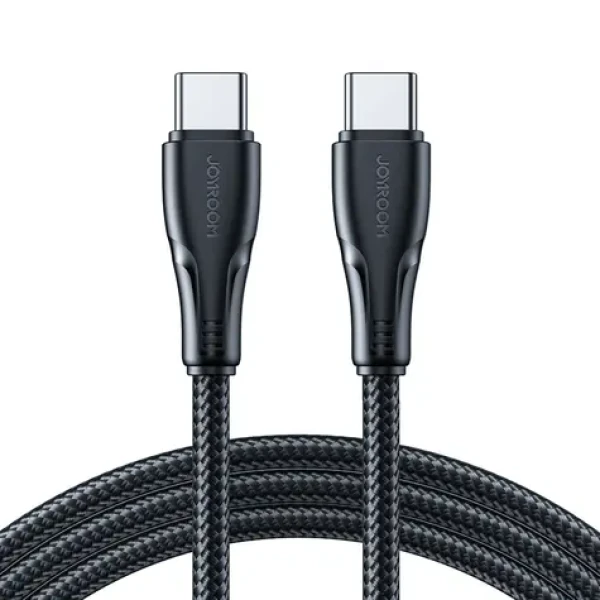 Joyroom S-A11 Nabíjací kábel USB-C(M) - USB-C(M) 60W 0.25m čierna (6956116790943)