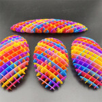 Mamido Antistresová senzorická hračka 10 cm dúhová