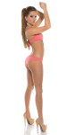 Sexi monokiny s výstrihom 18145 - In Stylefashion S růžová