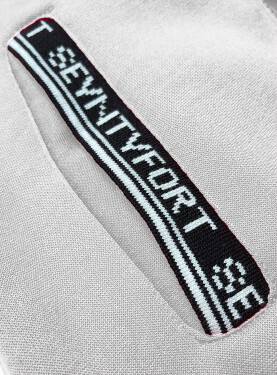 Svetlošedá dámska dlhá mikina na zips LHD (AMG-173) odstíny šedé XL (42)