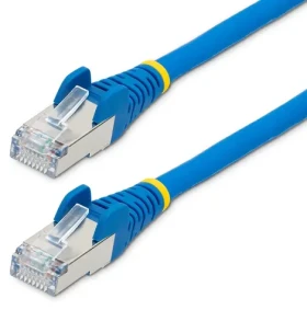 StarTech CAT6a LSZH modrá / Sieťový kábel / 1 m / RJ-45 / 10GbE / PoE (NLBL-1M-CAT6A-PATCH)