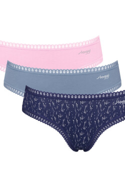 SLOGGI GO CRUSH HIPSTER NOHAVIČKY C3PACK V004 směs barev L