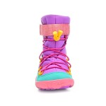 Affenzahn Snow Boot Vegan Purple/Yellow Owl zimné barefoot topánky 27 EUR