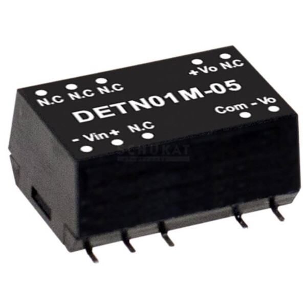 MEAN WELL DETN01N-12 DC / DC menič napätia, modul 42 mA 1 W Počet výstupov: 2 x; DETN01N-12