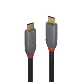 Lindy Anthra Line USB-C - USB-C 1m čierna / Kábel USB / USB 3.1 Gen 2 / 10 Gbit / s / PD 100W (36901)