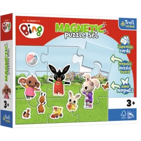 Trefl Primo - Puzzle - Magnetické Puzzle s doplnkami Králiček Bing