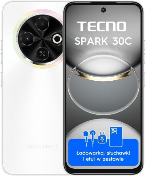 Tecno Spark 30C 4/128GB Biały (4894947051777)