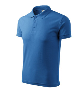 Pánske tričko Pique Polo azure blue 3XL