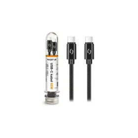 Aligator Dátový kábel TUBA / 65W / USB-C/USB-C 1m čierny (DAKT010)