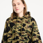 Mikina A BATHING APE 1St Camo Jacquard One Point Relaxed Fit Pullover Hoodie UNISEX Green S