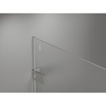 MEXEN/S - Lunar-F sprchovací kút skladacie dvere pravá 90 x 70, transparent, nikel kartáčovaný 836-090-070-97-00-P