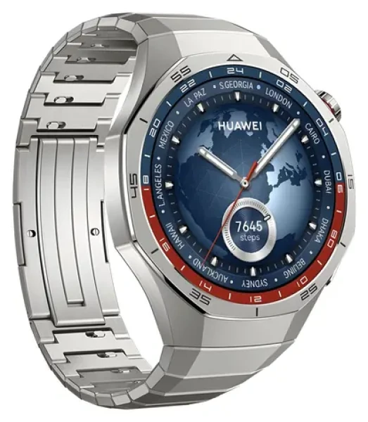 Huawei Watch GT 5 Pro 46mm Titan strieborná / Chytré hodinky / 1,43 "AMOLED / 466x466 / GPS + NFC / 5 ATM (55020DKB)