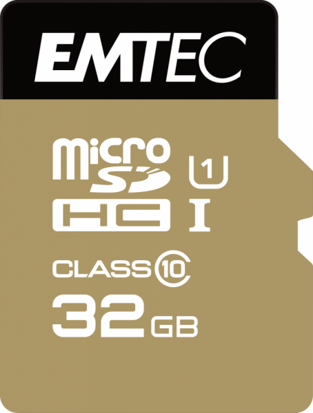 Emtec Elite Gold MicroSDHC 32 GB Class 10 UHS-I/U1 (ECMSDM32GHC10GP)