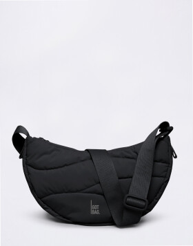 Got Bag Wavy Puffer Moon Bag black