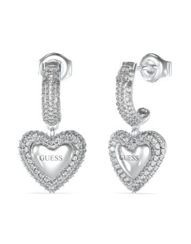 Guess Očarujúce oceľové náušnice Beloved JUBE05021JWRHT/U