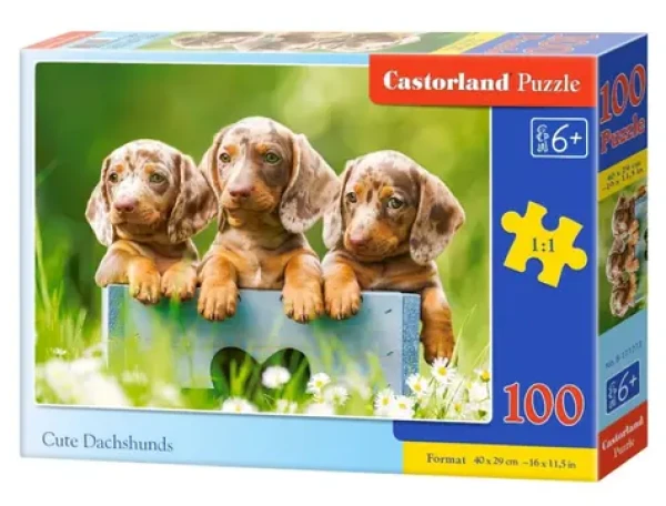 Castorland 111213 Roztomilí jazvečíci