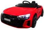 Mamido Elektrické autíčko Audi E-Tron GT s EVA kolesami a červené s diaľkovým ovládaním