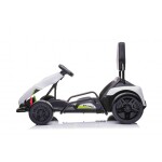 Mamido Detská elektrická motokára Fast 3 Drift biela