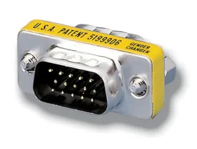 Equip Gender adaptér VGA HD15 M/M strieborná / Redukcia / pozlátené kontakty / 9 g (124320)