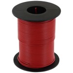 Econ connect KL025RT50 opletenie / lanko, 1 x 0.25 mm², červená, 50 m; KL025RT50