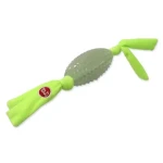 Dog Fantasy Hračka - Glow oválna lopta biela z TPR svietiaca v tme 31cm (454-307196)