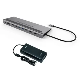 I-tec USB-C Metal Low Profile dokovacia stanica amp; nabíjačka 112W / USB-C / 4K HDMI / VGA / DP / USB / LAN / SD (C31FLATPLUS112W)