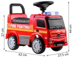 Mamido Detské odrážadlo hasiči Mercedes